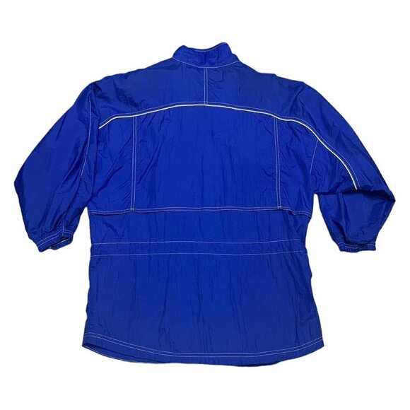 Reebok Vintage 90s Half-Sleeve Lightweight Designer Windbreaker Jacket Womens S - Picture 4 of 5